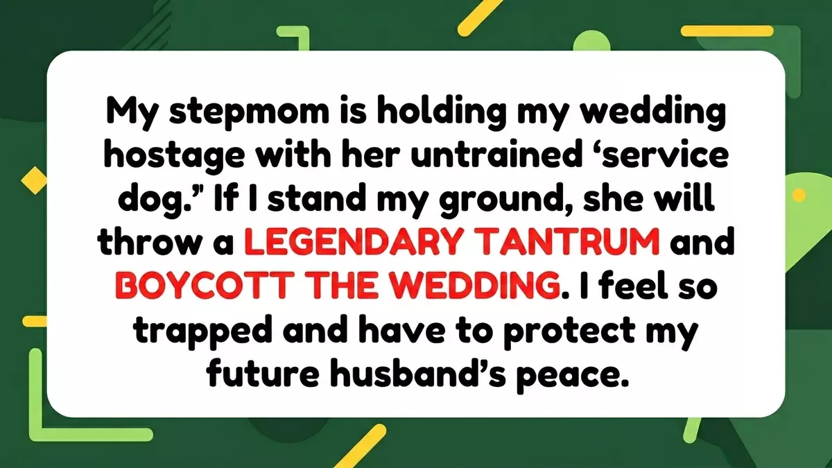 Stepmom Demands to Bring Untrained ‘Service Dog’ to Wedding, Sparking Massive Family Standoff