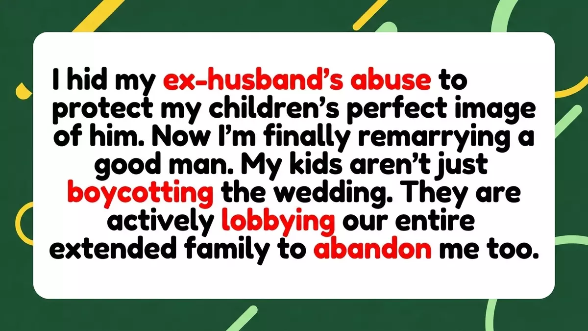 The Shield of Silence Backfires: Kids Sabotage Mother’s Second Wedding to Protect Abusive Father’s Image