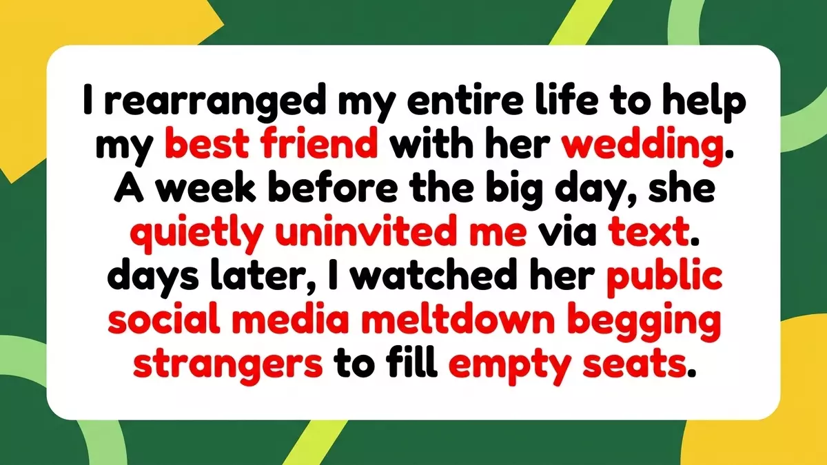 Wedding Snub Backfires on Bride Triggering Ultimate Online Karma